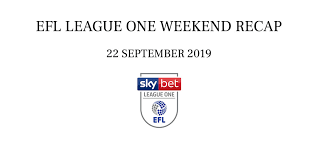 The efl is contested through three divisions: Efl League One Team Player Of The Week 9 22 2019