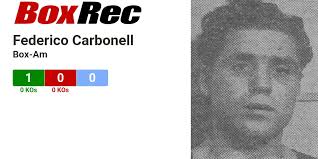 BoxRec: Federico Carbonell