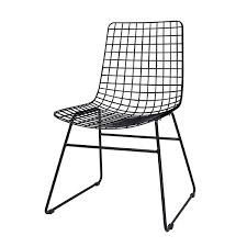 Maybe you would like to learn more about one of these? Hk Living Dining Chair Dining Black Metal Wire 47x54x86cm Wonen Met Lef