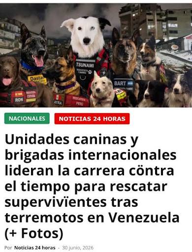 Tras los devastadores terremötos del pasado 24 de junio, las operaciones de  salvamento en el país continúan ejecutándose de forma ininterrumpida. Ante  un escenario crítïco que registra más de 1.943 f@llecid0s, 10.571