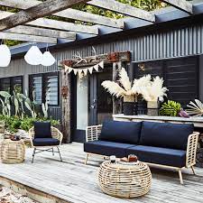 Capturing the essence of beachy chic for laidback outdoor living, you'll easily while away balmy afternoons on the byron sunbed basking in the sun. Early Settler S Stylish New Outdoor Furniture Range The Interiors Addict