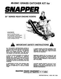 Do not perform any of experiments shown here without the. Snapper 5900855 Lawn Mower User Manual Manualzz