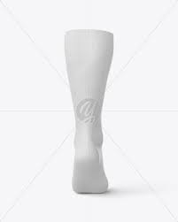 Download Compression Long Sock Mockup In Apparel Mockups On Yellow Images Object Mockups