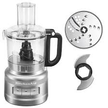 Contour Silver 7 Cup Food Processor Kfp0718cu Kitchenaid Food Processor Recipes Kitchenaid Food Processor Kitchen Aid