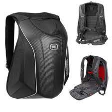 ogio mach 5 zero drag aerodynamic motorcycle hardshell backpack black carbon fib รถแข ง กระเป า กระเป าหน ง