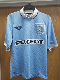 Coventry city 2019 20 hummel away kit 19 20 kits football. Coventry City Home Football Shirt 1994 1996 Sponsored By Peugeot
