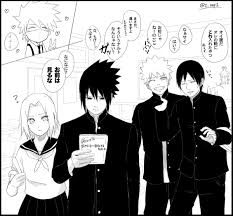 Team7 Sakura Haruno Sasuke Uchiha Naruto Uzumaki Haruno Sakura Uchiha Sasuke Uzumaki Naruto Kakashi Hatake Hatake Ka Anime Naruto Naruto Teams Sasusaku