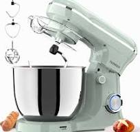 Costway Tilt-Head Stand Mixer 7.5 Qt 6 Speed 660W with Dough Hook, Whisk & Beater Red