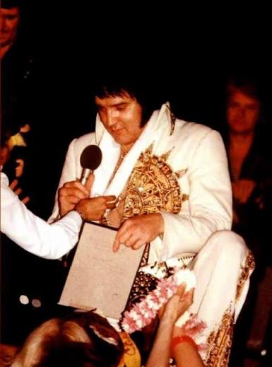 Elvis Presley at the Spectrum, Philadelphia, Pa., May 28th 1977.
