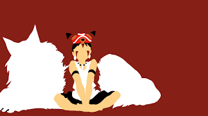 Princess Mononoke Minimalist Wallpaper By Housesofwolves Deviantart Com On Deviantart Princess Mononoke Wallpaper Minimalist Wallpaper Ghibli Art