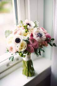 Anemones Peonies Roses And Berries Anemone Bouquet Anemone Flower Bridal Bouquet