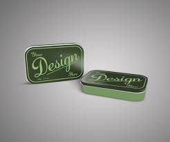 Very simple edit with smart layers. Tin Box Mockups Free Free Mockup