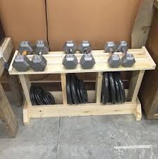 You will also need a special kind of metal that would hold the dumbbells in place. 7 Diy Dumbbell Rack Plans Home Gym Build