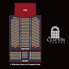 site map the clayton center nc performing arts