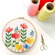 We have thousands of kits and patterns to choose from. Spring Flower Hoop Cross Stitch Kit Studio Koekoek