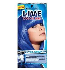 Schwarzkopf Live Color Xxl Ultra Brights 95 Electric Blue Semi Permanent Blue Hair Dye For M Permanent Blue Hair Dye Live Colour Xxl Schwarzkopf Live Colour
