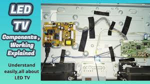 Parts of a flat screen tv. Components Of Led Tv Explained Understand Working Of Led Tv Youtube