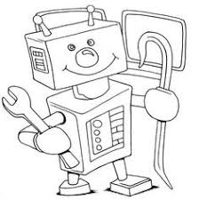 7 Ausmalbilder Roboter Ideas Robot Theme Coloring For Kids Robot