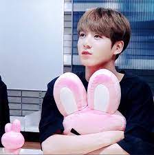 I love bts.i love jungkook. Jungkook Hugging Cooky Pillow Jeon Jungkook Jungkook Bts Bangtan Boy