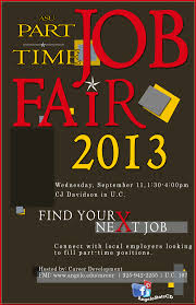 Part Time Job Fair September 2013 Job Fair Career Development Part Time Jobs