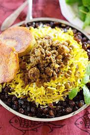 Lentils And Rice Recipe Is Served With Ground Beef Raisins And Saffron Rice Recipes Weeknight Meals Meals
