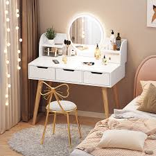 Add style and functionality to your bathroom with a bathroom vanity. Wooden Mirrored Dresser And Stool Makeup Vanity Table With Mirror Set Bedroom Furniture Modern Vanity Desk 60cm Hot Sale 2902cf Cicig