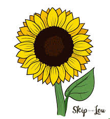 Sunflowers are beautiful in so many ways. How To Draw A Sunflower Skip To My Lou