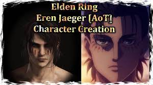 ELDEN RING || Eren Jaeger [Attack On Titan] - Male Character Creation -  YouTube