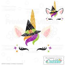 | view 1,000 party hat illustration, images and graphics from +50,000 possibilities. Halloween Witch Unicorn Face Free Svg File For Silhouette For Cricut