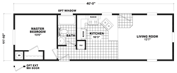 The Open And Casual Nature Of The Contemporary Yet Small Salinas Model Makes It One Of Single Wide Mobile Homes Mobile Home Floor Plans Tiny House Floor Plans