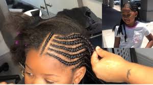 All the hair at the front is combed nicely backwards to form a cool and beautiful. Kids Tribal Feed In Braids Summer Styles Youtube