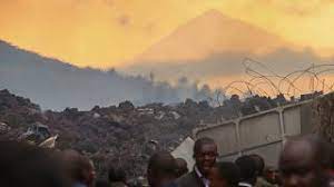 Thousands of people fled as a volcano in the african country of congo unleashed huge lava. Czf9xmsgn48lem