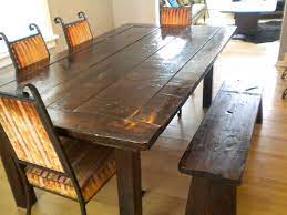 Rustic Benches Discovery Street Rustic Dining Room Table Vintage Kitchen Table Kitchen Table Settings