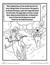 Escher coloring page from tessellations category. Ichabod Crane Worksheet Education Com