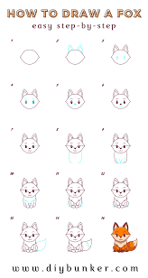 How to draw how to draw foxes for kids? How To Draw A Fox An Easy Step By Step Fox Drawing With Video