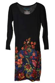 Vélemények: Desigual fekete, hosszú ujjú, virágmintás női ruha – L |  Pepita.hu