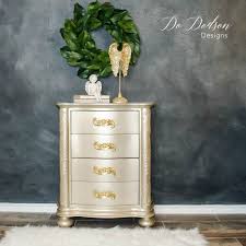Champagne Metallic Paint For Furniture Metallic Painted Furniture Painted Jewelry Armoire Painting Furniture Diy