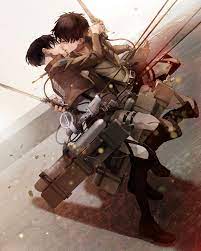 Attack on titan levi and eren. Pin On Eren X Levi