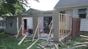 We loose warm air just to go in and out the patio door getting woods so we quit using the fireplace. How I Built My Patio Room Addition Cheaply By Myself Youtube