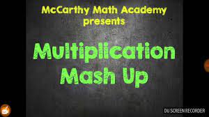 Comment must not exceed 1000 characters. Multiplication Mashup Youtube
