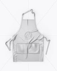 Leather Apron Mockup Top View In Apparel Mockups On Yellow Images Object Mockups Leather Apron Mockup Free Psd Clothing Mockup