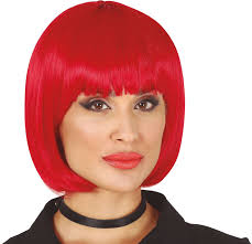 Lisa rode bob pruik