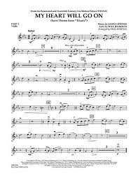 My Heart Will Go On Love Theme From Titanic Pt 1 Violin Violin Sheet Music Digital Sheet Music Violin Music