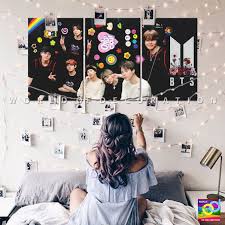 1 Set Walldecor Bts Exo 3 Pcs Hiasan Dinding Bts Only You 3 Pcs Hiasan Dinding Exo Dekorasi Dinding Kamar Wall Decor Dekorasi Dinding Ruang Tamu