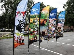 Download Feather Teardrop And Hanging Flags Custom Printed Advertising Flags