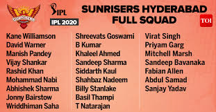 Fabian allen is a jamaican cricketer who plays international cricket for the west indies team. Srh Team 2020 Ipl Complete List Of Sunrisers Hyderabad Players For Ipl 2020 Cricket News Times Of India