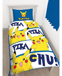 Pokemon Pikachu Single Duvet Cover And Pillowcase Set Check Out The Reversible Design On Our Website Pokemon Room Pokemon Bedding Bedroom Design Diy