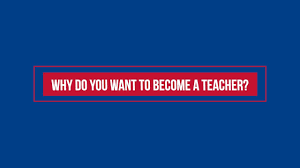 There's a good chance that you may be spending more waking hours with these children than their own parents. Why Do You Want To Become A Teacher Youtube