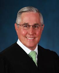 Judge Michael Bagge-Hernández and court interpreters (L to R) Maritza  Lopez, Ryan Whitson, Mary Aponte and Lissette Corsa, visited with students  at Ana G. Mendez University to promote the interpreter profession and