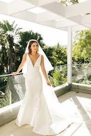 Emma Patrick S Simple Classic Palm Beach Wedding Structured Wedding Dresses Palm Beach Wedding Romantic Wedding Photography